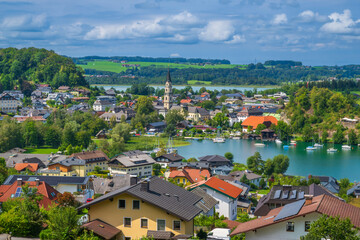 Wall Mural - The village of Mattsee in the State of Salzburg, Austria