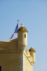 Poster - A fortress in Menton, the French Riviera