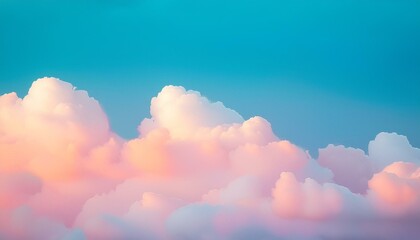 abstract colour pastel background a soft sky with cloud historical past in pastel coloration