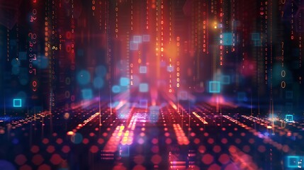 Abstract futuristic digital technology background