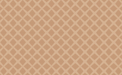 Wall Mural - Repeating Geometric Diamond Pattern in Light Brown and Mocha Mousse