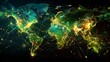 © Ayan BaBa - Global network connection covering earth with link of innovative perception . Concept of international trading and digital investment, 5G global wireless connection and future of internet of things .