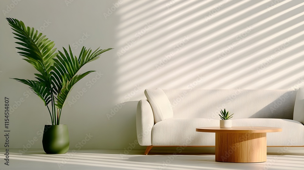 Japanese-Style Fabric Sofa Small Apartment Log Style Living Room Rental ...