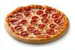 © kossovskiy - Classic pepperoni pizza with melted cheese