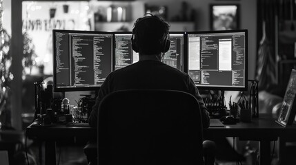 Night Programmer: Coding in the Dark