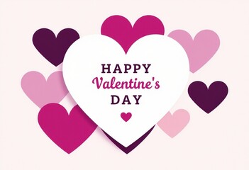 Poster - valentine heart background