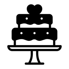 Canvas Print - wedding cake