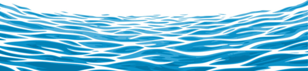 Wall Mural - ocean ripples texture. one-color background with waves on a water surface. one color background with