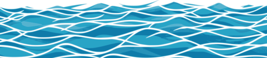 Wall Mural - ocean ripples texture. one-color background with waves on a water surface. one color background with