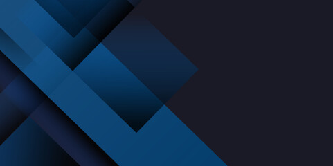 Poster - Minimal blue abstract modern background design. Vector futuristic digital landscape with line abstract dark blue background. Vector abstract graphic design banner pattern presentation background.	