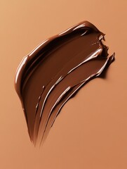 Wall Mural - Rich Chocolate Syrup Close-Up