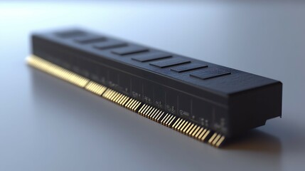 random access memory ram isolated on white background