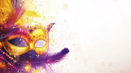 carnival abstract background. featuring bright yellows, purples, and reds. highlighting celebration,