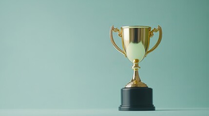 golden champion trophy background symbolizing success and achievement suitable for sports and awards