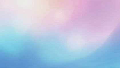 Canvas Print - soft pastel gradient background with pink and blue colors