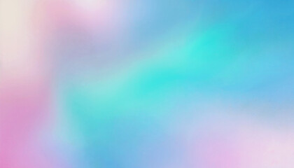 Canvas Print - soft pastel gradient background with pink and blue colors