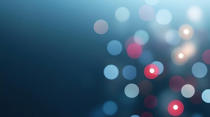 Wall Mural - dreamy bokeh circles, softly blurred abstract background for digital art and design