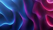 © Arifat - Abstract Fluid Neon Waves: A Symphony of Blue and Purple Hues