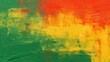 © Tonton54 - black history month canvas grunge texture concept. Vibrant abstract background in green, yellow, and red hues.