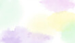 © deFusum - Pastel watercolor gradient in soft yellow, green, and purple