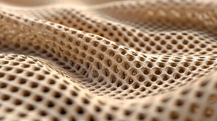 Intricate Metallic Honeycomb Mesh Texture in Warm Tones