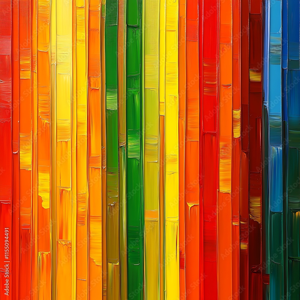 Emphasis Texture Bright textured abstract art with layered paint and uneven surfaces ...