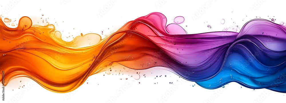 Color brush paint ribbon stroke swirl abstract splash PNG background ...