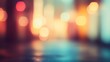 © Paradox - Blurred bright glowing lights of district in megapolis under dusk sky in evening on blurred background