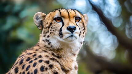 Wall Mural - cheetah portrait