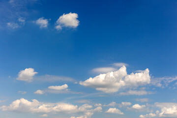 Wall Mural - blue sky with clouds