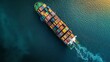 © atar - Cargo Ship Aerial View
