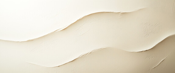 Wall Mural - cream layered abstract waves textured background