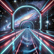© Omkar - Glowing Tunnel to Galaxy