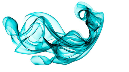 Wall Mural - Vivid electric blue and turquoise abstract background. Smooth silk texture with a luminous glow. Gentle wave patterns and subtle shadows create a sense of motion. Perfect for luxury design projects. I