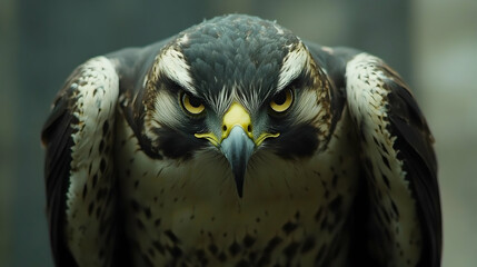 majestic falcon portrait wildlife sanctuary animal photography natural habitat close-up bird of prey