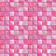 glitzy pink squares, repeatable seamless background tile