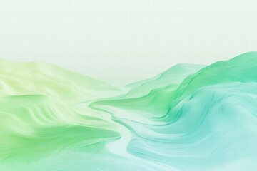 Poster - Mountain range with a winding river creates a serene landscape with ample copy space for your text. Generative AI