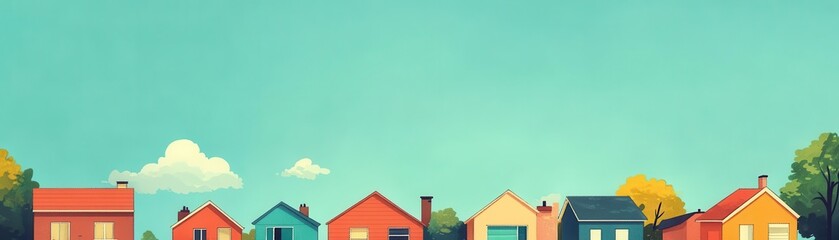 community flat design side view online forum theme cartoon drawing