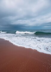 Beach Wallpaper of Beach shore waves beach wallpaper summer wallpaper beach background tropical nature