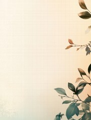 Leinwandbilder - Elegant minimalist planner layout with subtle grid lines for effective organization and creativity. Generative AI