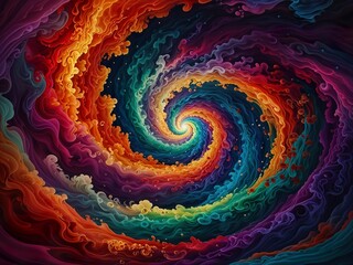 Wall Mural - abstract spiral