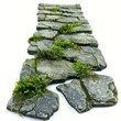 © nsit0108 - Stone path with moss growing in cracks creating a miniature enchanted garden path