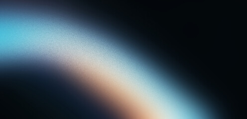 Wall Mural - abstract background blue orange gold gradient light streaks grainy texture art design mood atmospher