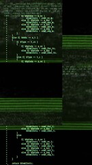 Wall Mural - abstract digital glitch effect with noise looped background for hacked mobile phone screen. error si