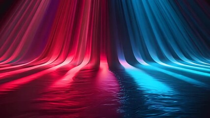 Wall Mural - red and blue striped background with a blue stripe in the middle. the red and blue stripes are very 