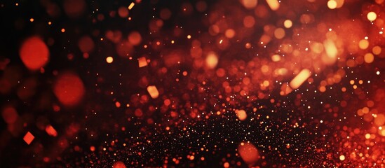 Poster - dynamic abstract background featuring vibrant moving particles with ample space for text or graphics