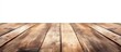 © The 2R Artificiality - Aerial perspective of rustic wooden table showcasing ample space for creative text or design elements in a bright environment