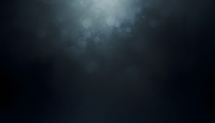 Mysterious dark smoky background with dramatic moonlight breaking through clouds. Atmospheric misty night scene for horror, mystery or fantasy designs with copy space