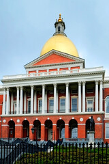 Wall Mural - State Capitol Building Statehouse Boston Massachusetts MA Capital