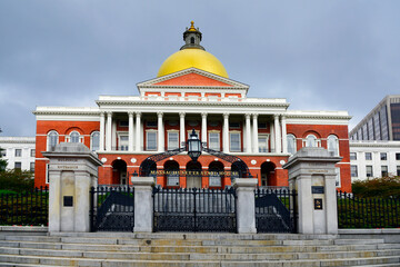 Wall Mural - State Capitol Building Statehouse Boston Massachusetts MA Capital